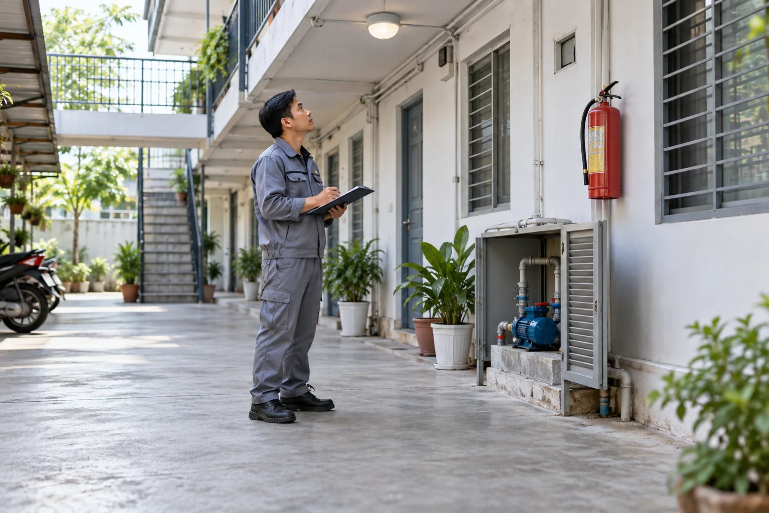 Ảnh minh họa: Lập lịch bảo trì nhà trọ theo mức độ rủi ro