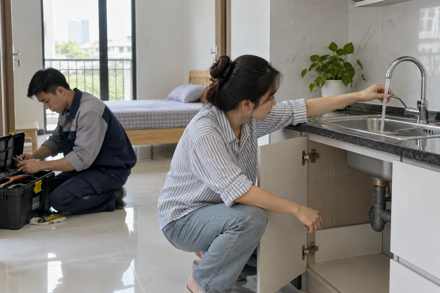 Ảnh minh họa: Nội dung cần kiểm tra khi nghiệm thu sửa chữa phòng trọ