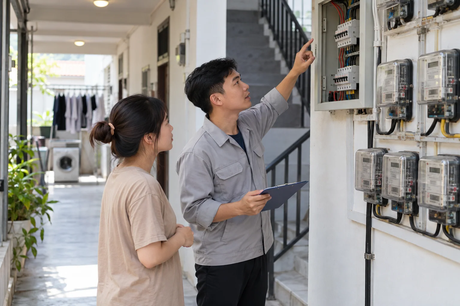 Ảnh minh họa: Phân bổ tiền điện khu vực chung theo căn cứ đối chiếu