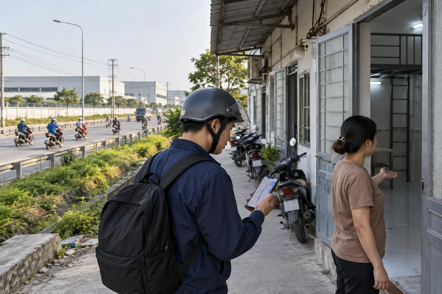 Ảnh minh họa: Tiêu chí chọn phòng trọ gần khu công nghiệp